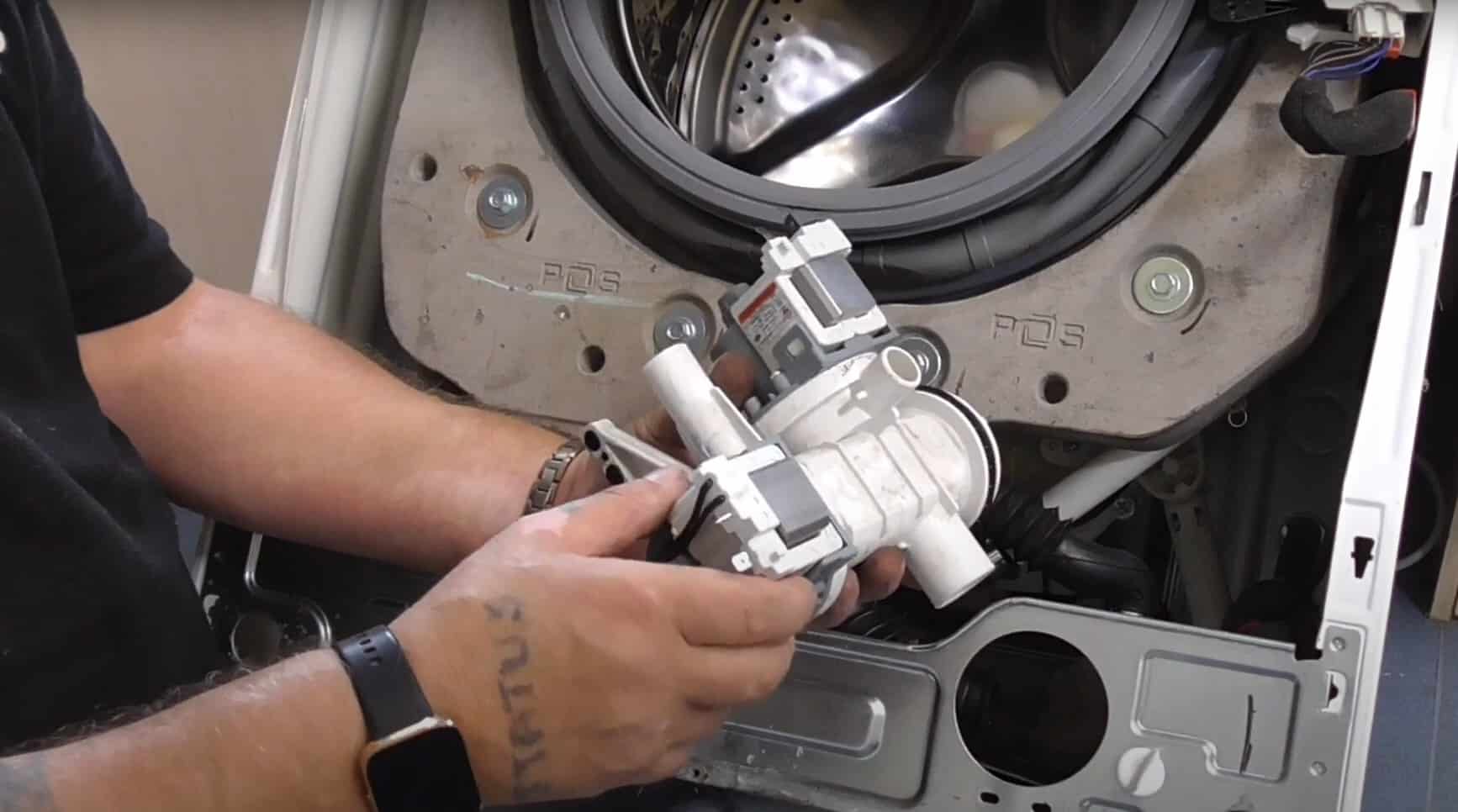 replace pump on a Samsung washing machine